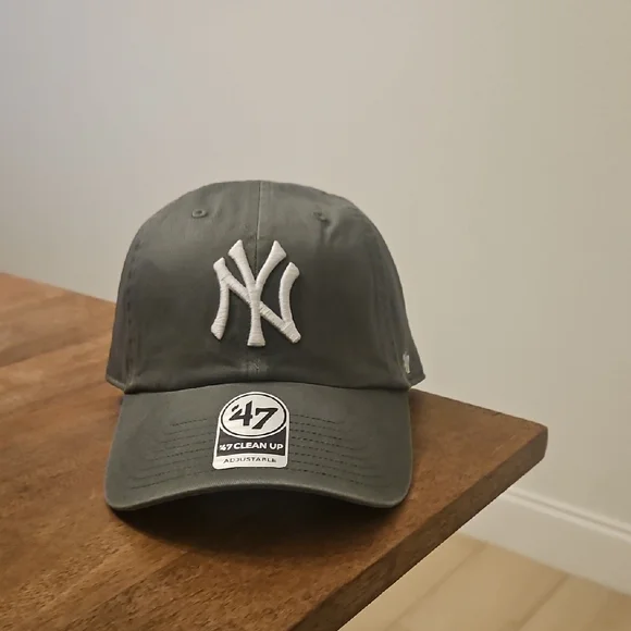 Olive Green  NY Logo Cap - Picture 4 of 8